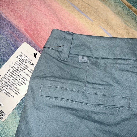 Lululemon Commission Short Classic 7“ CHBY/WHT Blue Men's Size 31 - Picture 5 of 6